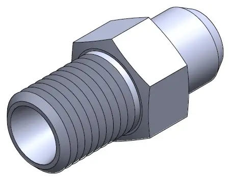 Conector de solda para linha de tubulação