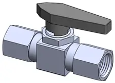 Válvula esfera serie 1 OD 1.000psi